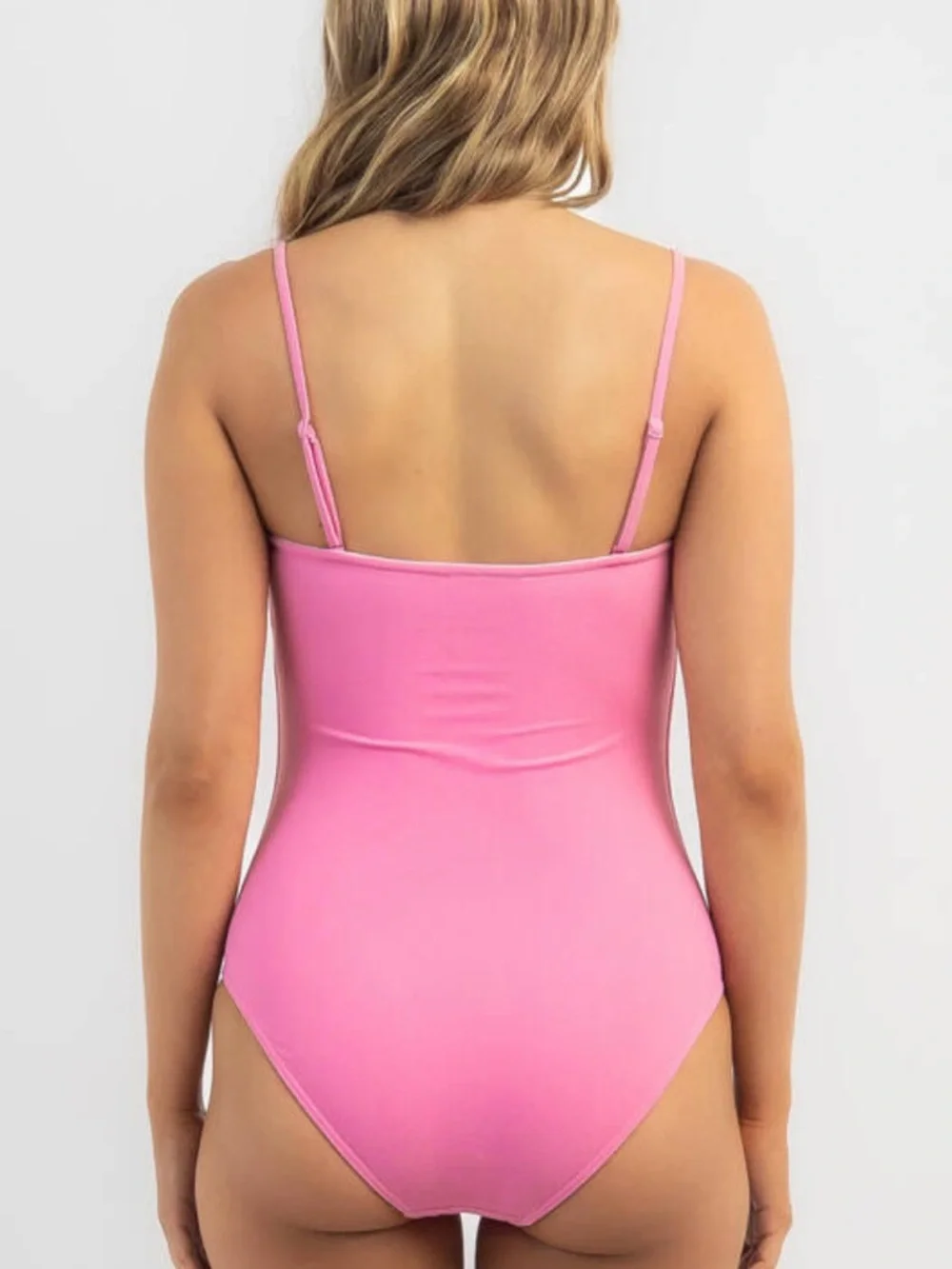 Roxy Sachet Pink Sun Click One-Piece Swimsuit Size Small New